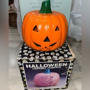 Vintage Ceramic Pumpkin